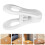 120Pcs White ABS Clothes Clips Large Windproof Hangers for Laundry Use 11