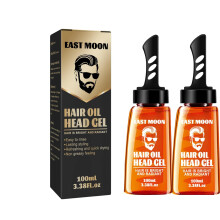 2in1 Hair Styling Gel with Integrated Comb for Men, WaterBased Quick Set, 2 Pack 100ml