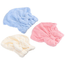 3Pcs Hair Towel Wrap Set with Bowknot, Soft Absorbent Microfiber for Women, Quick Dry and Anti Frizz