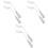 6Pcs Stainless Steel Angled Feeding Forks for Elderly Ergonomic Silver 4