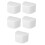 Set Of 5 False Teeth Box White Plastic Denture Retainer For Storage 11