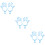 6Pcs Blue PP Golf Glove Holders Lightweight Drying Racks for Home Use 11