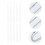 10Pièces Collier Chaine Perles Pet Argent Résistant Usage Décoratif 9