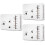 3Sets Replacement Rv Thermostat Camper Analog Heat Cool White Wall 6
