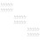 30Pcs Practical Silver Light Hooks Heavy Duty Aluminum Lamp Clamps 11