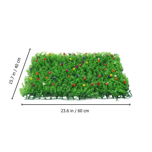 1Pc Simulation Wall Turf Green Artificial Lawn Mat Durable Plastic 1