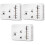 3Sets Replacement Rv Thermostat Camper Analog Heat Cool White Wall 3