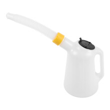 Witte Kunststof Motorolie Container Met Lekvrije Dispenser