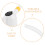 Leakproof White Oil Can with Handle for Car Engine Oil Dispensing 8