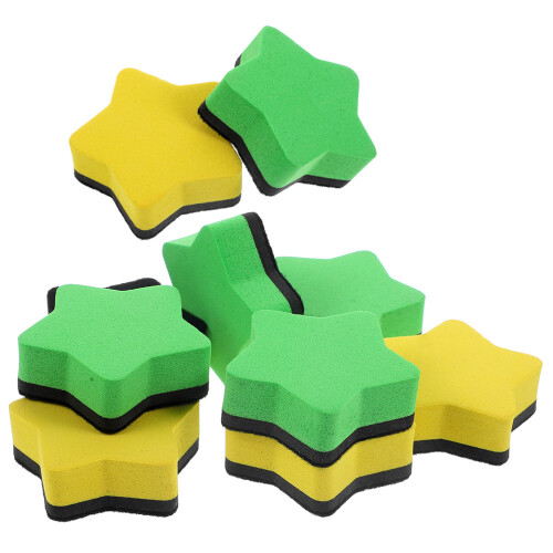 40Pcs Magnetic Whiteboard Erasers Eva Felt for Classroom Use 2