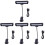 4Pcs Adjustable Clip-on Bedside Lamps LED Eye Protection Lights 2