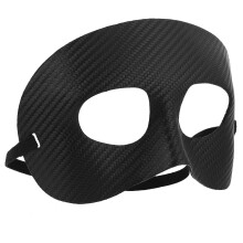 3St Zwart Sportmasker Halve Gezichtsbescherming Voor Basketbal