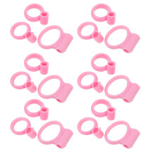 36St Siliconen Leerhulp Chopsticks Ringen Roze Set