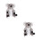 2Pcs Grey Plush Golf Driver Headcovers Funny Animal Shape Covers 6