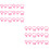36St Siliconen Leerhulp Chopsticks Ringen Roze Set 6