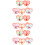 15Paires Boucles D'oreilles Clip Fleurs Multicolores Pour 5
