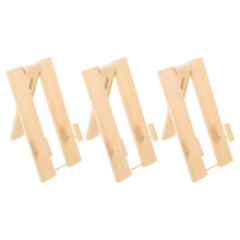 3 Stuks Bambus Tripod Vouwende Waaierstandaard - Stevige Displaybasis