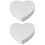 2St Lichte Witte Schuim Cake Dummy Hart Voor Creatieve Taarten 7