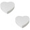 2St Lichte Witte Schuim Cake Dummy Hart Voor Creatieve Taarten 8