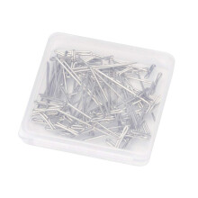 27mm Stainless Steel T Pins for Wigs Secure Positioning Wig Making and Blocking with Storage Box