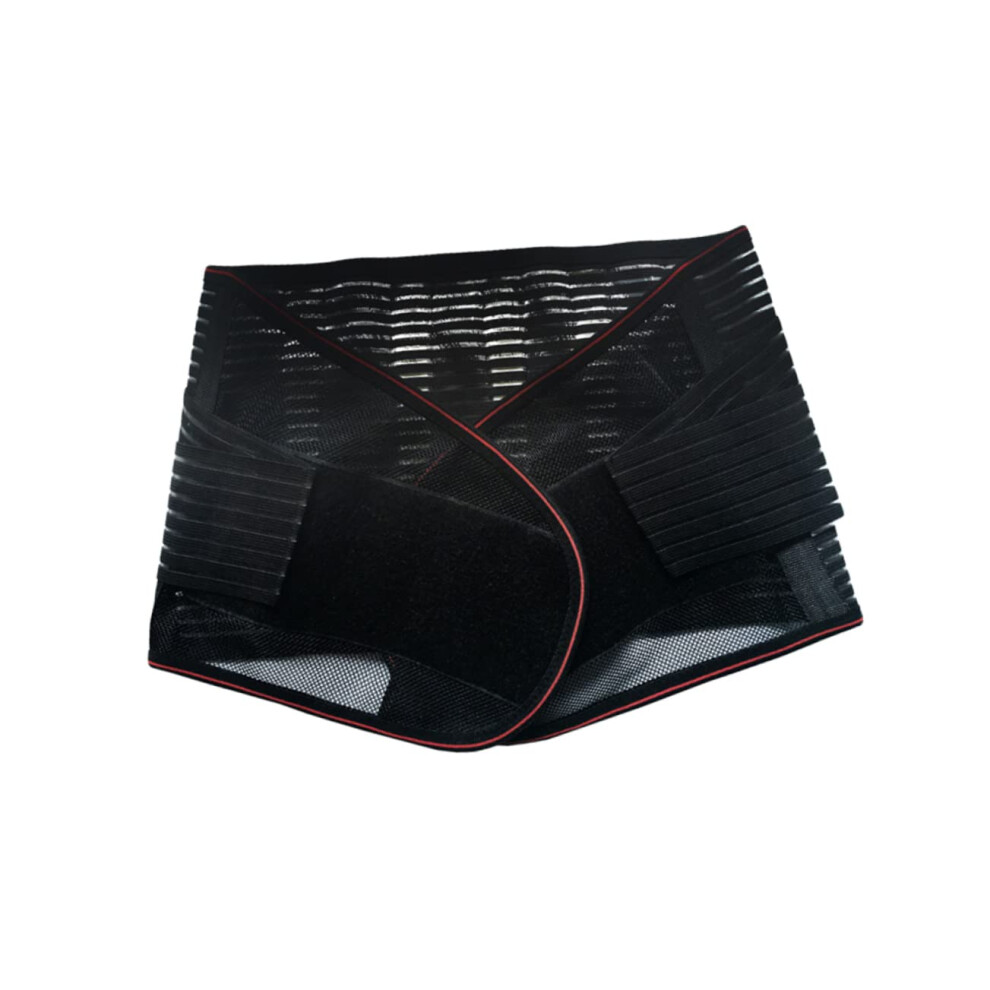 XXL Back Support Brace with Stable Lumbar Support and Breathable Mesh for Lifting Men Women