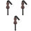 3Stk Rutschfester Cello Endpin Stopper Holz Endpin Halter Kaffeefarben 5
