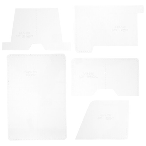 3Sets Durable Acrylic Card Holder Templates Stencils for DIY 2