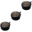 3Pcs Durable Ceramic Inkstone Calligraphy and Painting Accessories 5