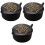 3Pcs Durable Ceramic Inkstone Calligraphy and Painting Accessories 3