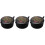 3Pcs Durable Ceramic Inkstone Calligraphy and Painting Accessories 4