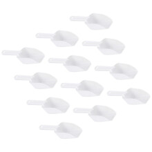 12Pcs Multipurpose White Kitchen Scoop Ice for Food Serving