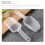 12Pcs Multipurpose White Kitchen Scoop Ice for Food Serving 5