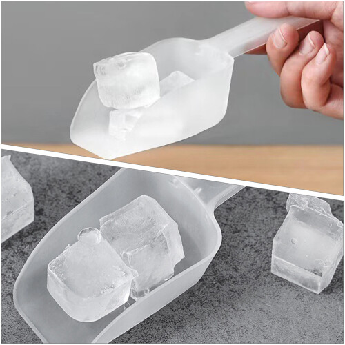 12Pcs Multipurpose White Kitchen Scoop Ice for Food Serving 2
