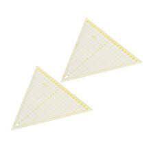 2Pièces Règles De Couture Triangle En Multiusage Durable