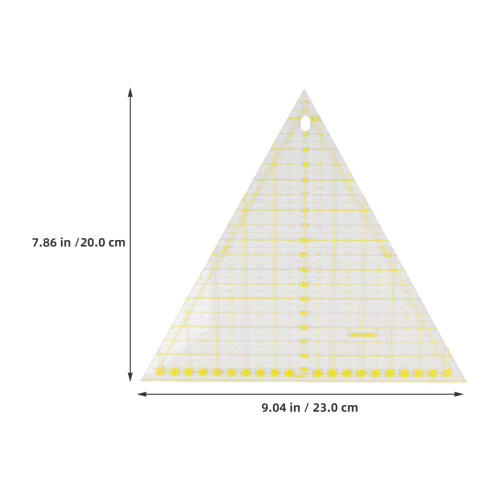 2Pièces Règles De Couture Triangle En Multiusage Durable 1
