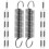 40Pcs Stainless Steel Pruner Replacement Springs Silver Gardening Use 3