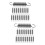 40Pcs Stainless Steel Pruner Replacement Springs Silver Gardening Use 9