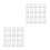 40Pcs Rabbit Style Cable Clips White Tpr Desktop Wire Cord Organizer 8