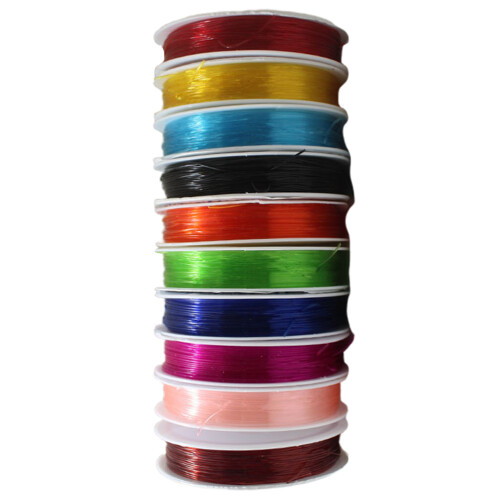 Set Of 3 Thread For Necklace Making Macrame Rope Elastic Cord