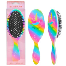 Kids Detangling Hair Brush for Curly Thick Hair Pain Comb with Gentle Scalp Massage Grip