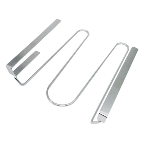 2Pcs Silver Cup Glass Holder Shelf for Wine Glass Organization