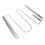 2Pcs Silver Cup Glass Holder Shelf for Wine Glass Organization 9