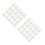 40Pcs Rabbit Style Cable Clips White Tpr Desktop Wire Cord Organizer 4