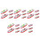 25Pcs Pull-Back Ship Toys Assorted Color ABS Model for Kids Play 8