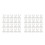 40Pcs Rabbit Style Cable Clips White Tpr Desktop Wire Cord Organizer 3