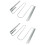 2Pcs Silver Cup Glass Holder Shelf for Wine Glass Organization 5