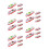 25Pcs Pull-Back Ship Toys Assorted Color ABS Model for Kids Play 3
