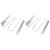 2Pcs Silver Cup Glass Holder Shelf for Wine Glass Organization 2
