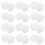 3Pcs Comfortable Nursing Pads White Breathable Absorbent Breast Pads 3