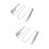 2Pcs Silver Cup Glass Holder Shelf for Wine Glass Organization 7